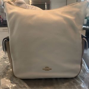 Coach pebble leather bag